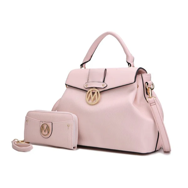 Aurora Vegan Leather Satchel and Wallet - Image 3