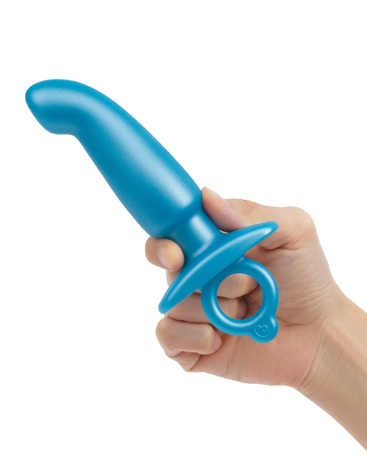 b-Vibe Butties Hither Tapered Prostate Plug - Blue - Image 4