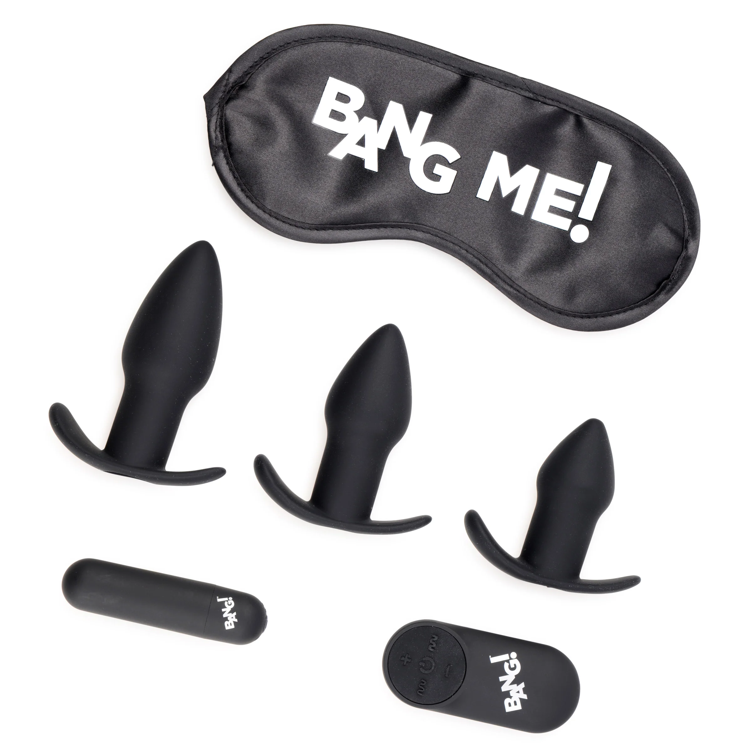 Backdoor Adventure Remote Control 3 Piece Butt Plug Vibe Kit - Image 2