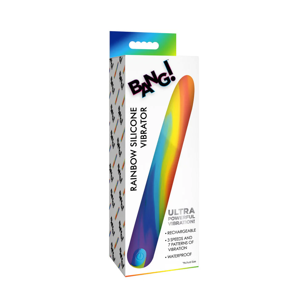 BANG! Rainbow Silicone Vibrator - Image 4