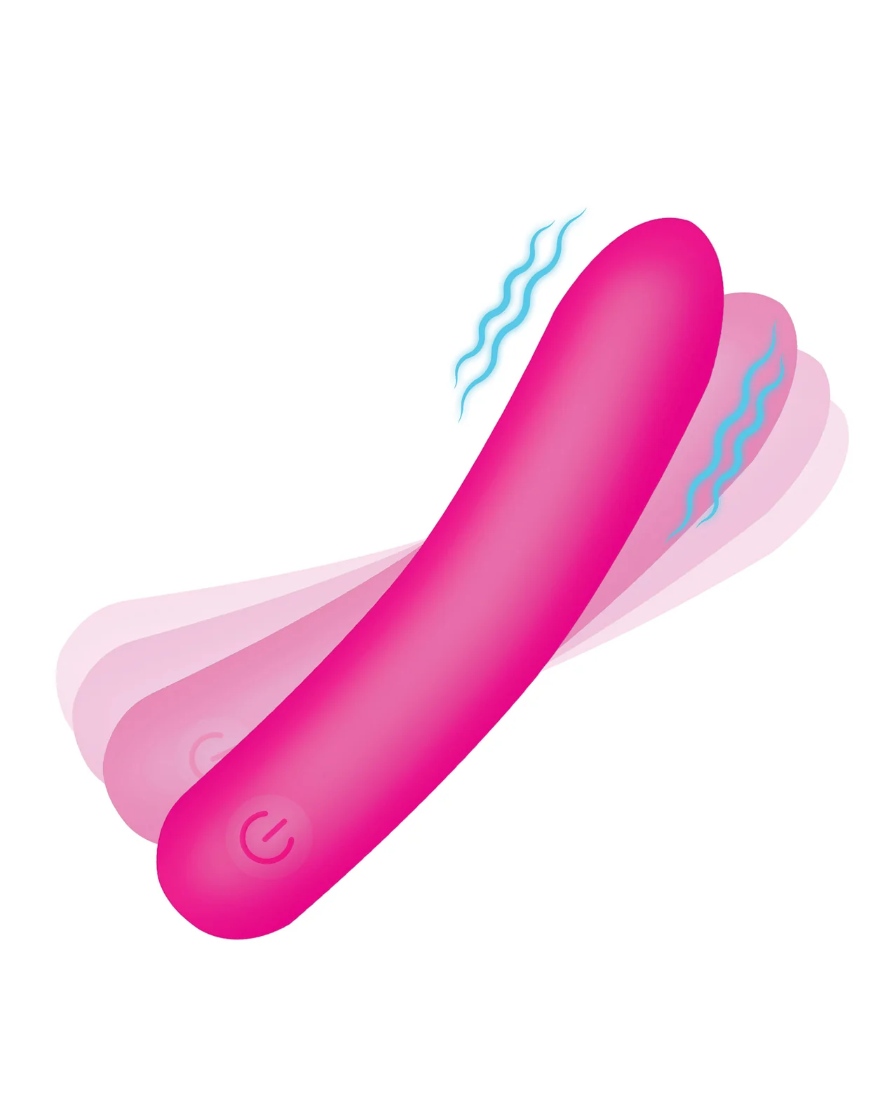 Bang! Tapered Flexible Silicone Bullet - Pink - Image 4