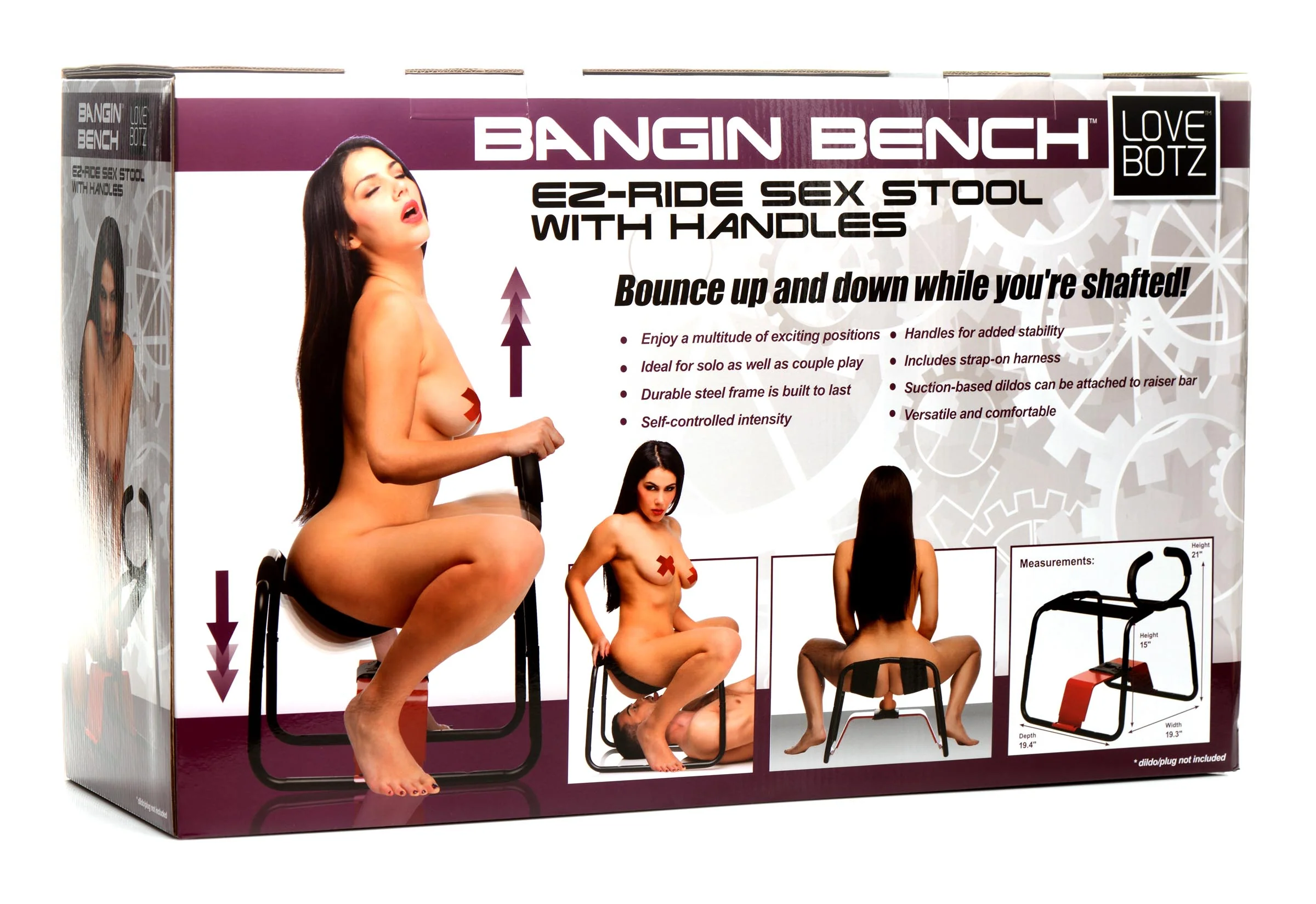 Bangin Bench Ez-ride Sex Stool With Handles - Image 8
