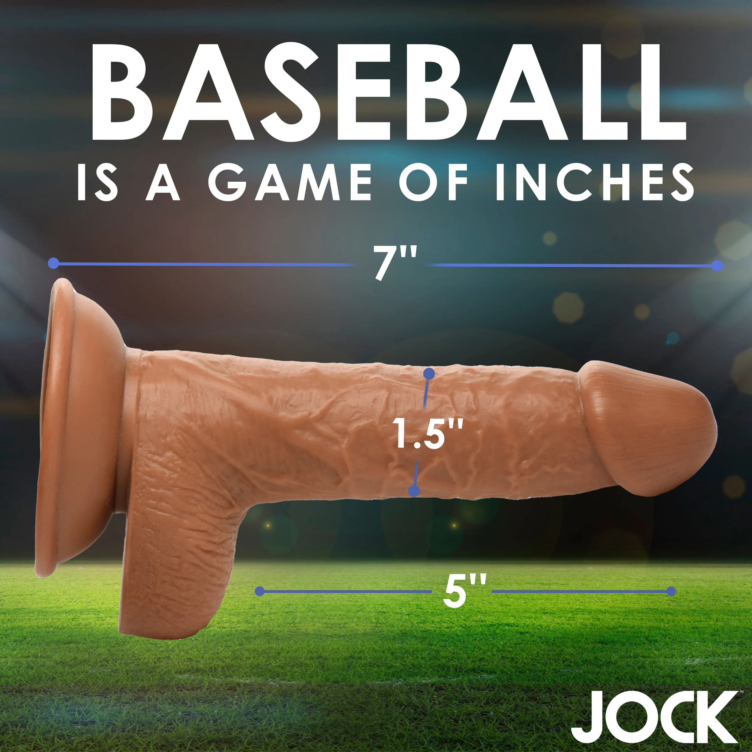Baseball Brian 7 Inch Dildo - Image 7