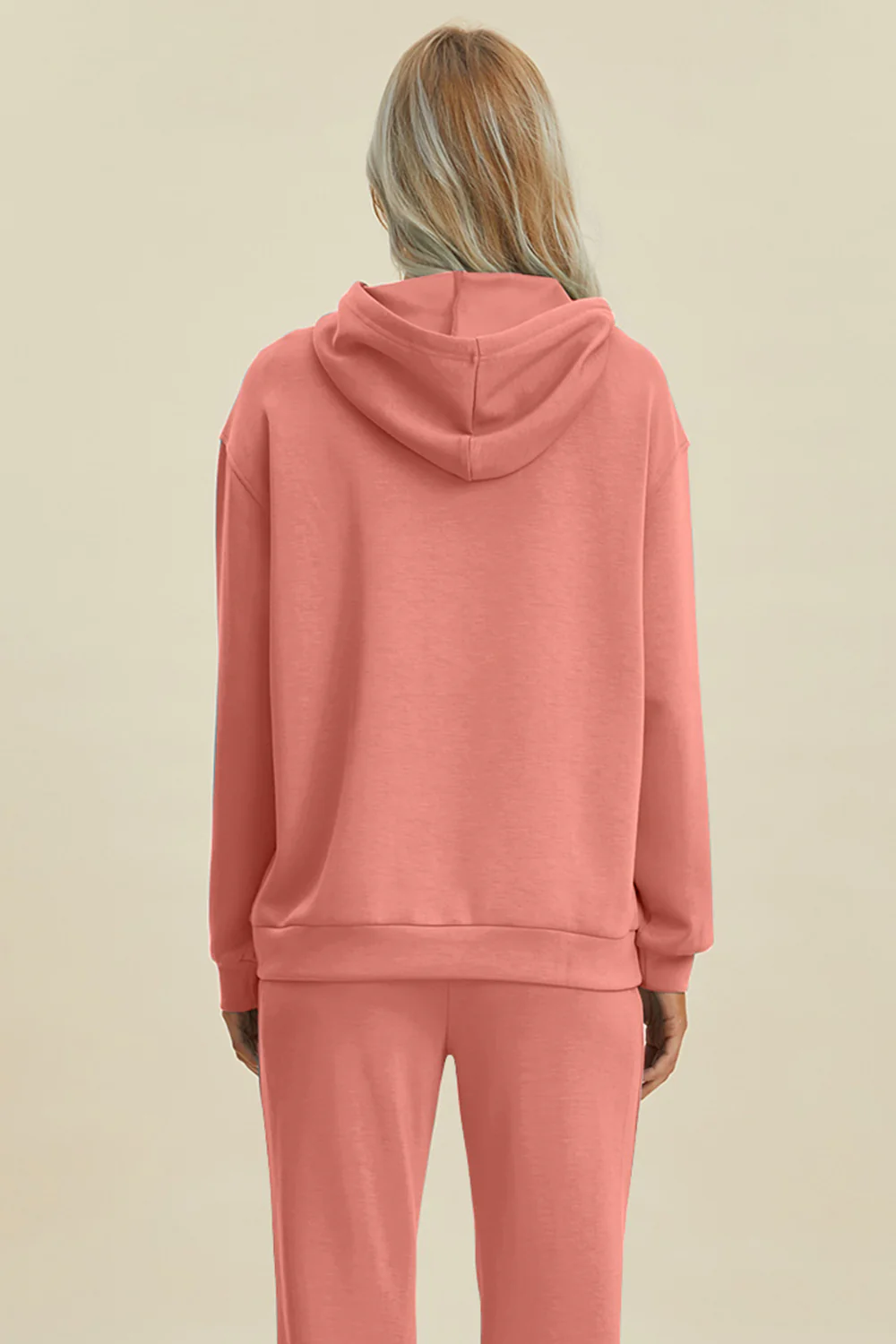Basic Bae Full Size Air Scuba Drawstring Long Sleeve Hoodie with Kangaroo Pocket - Image 3
