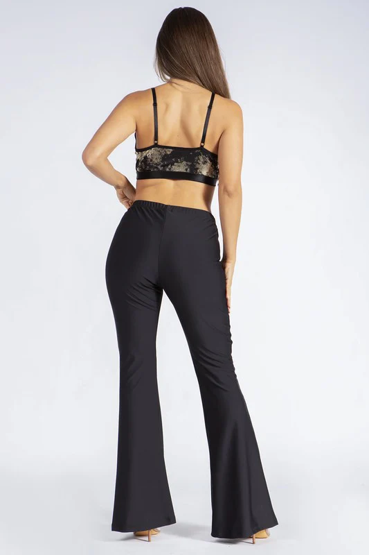 Basic Pants with Flared Leg - Image 3