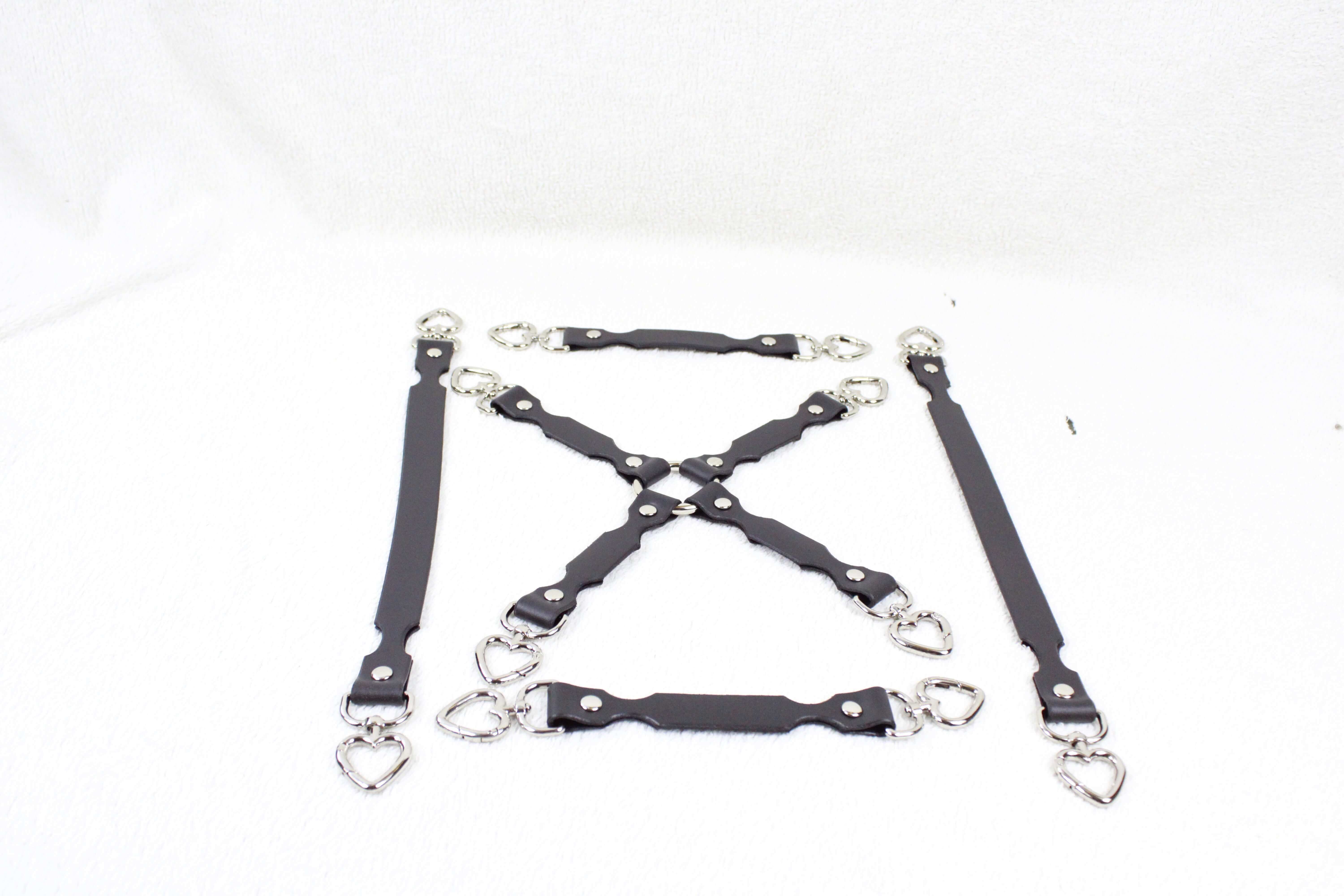 BDSM Accessories Leather Restraint Connector Strap for BDSM Play - Image 2