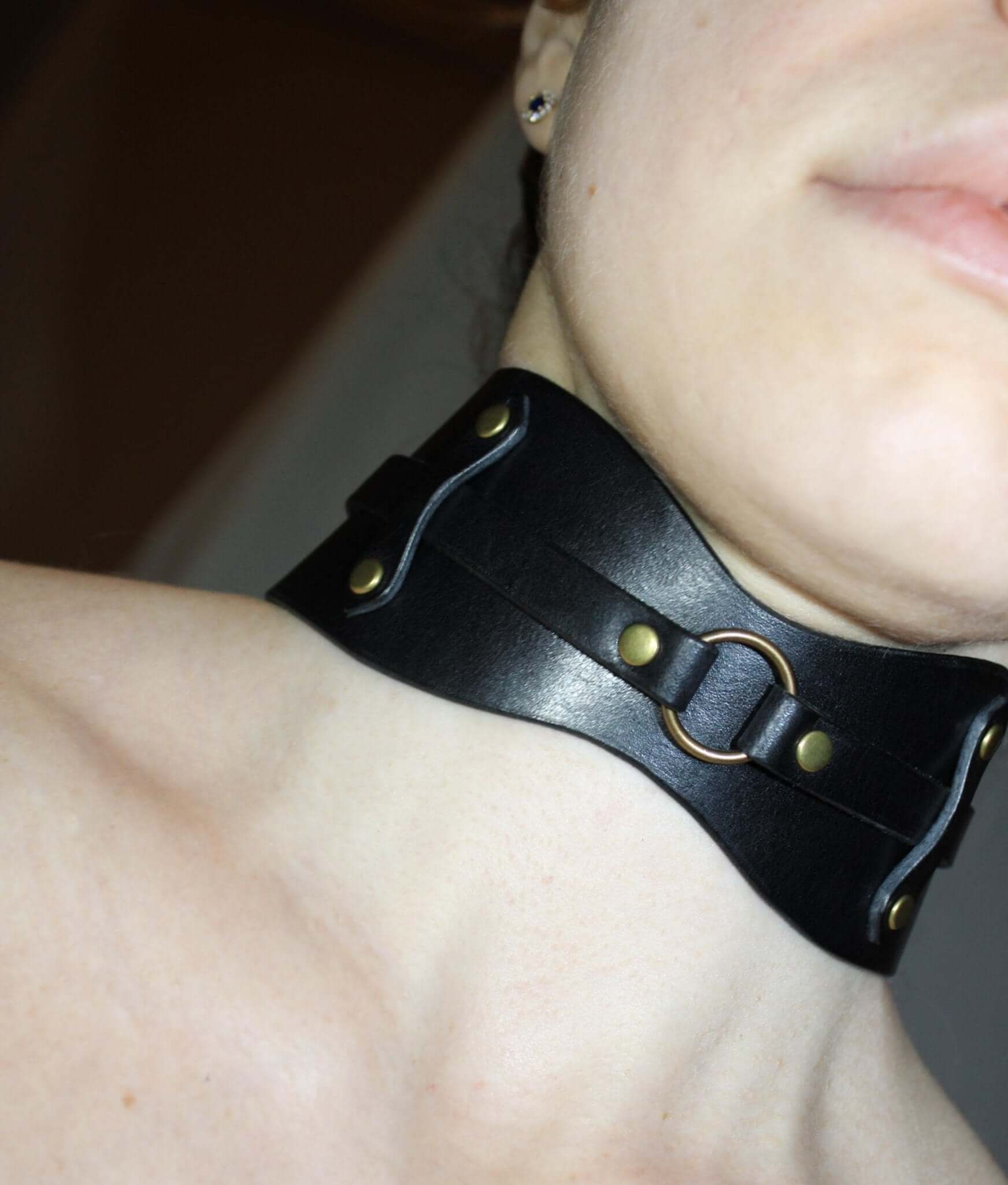 BDSM Collar Edgy O-Ring Collar Choker for Kinky Fashion - Image 5