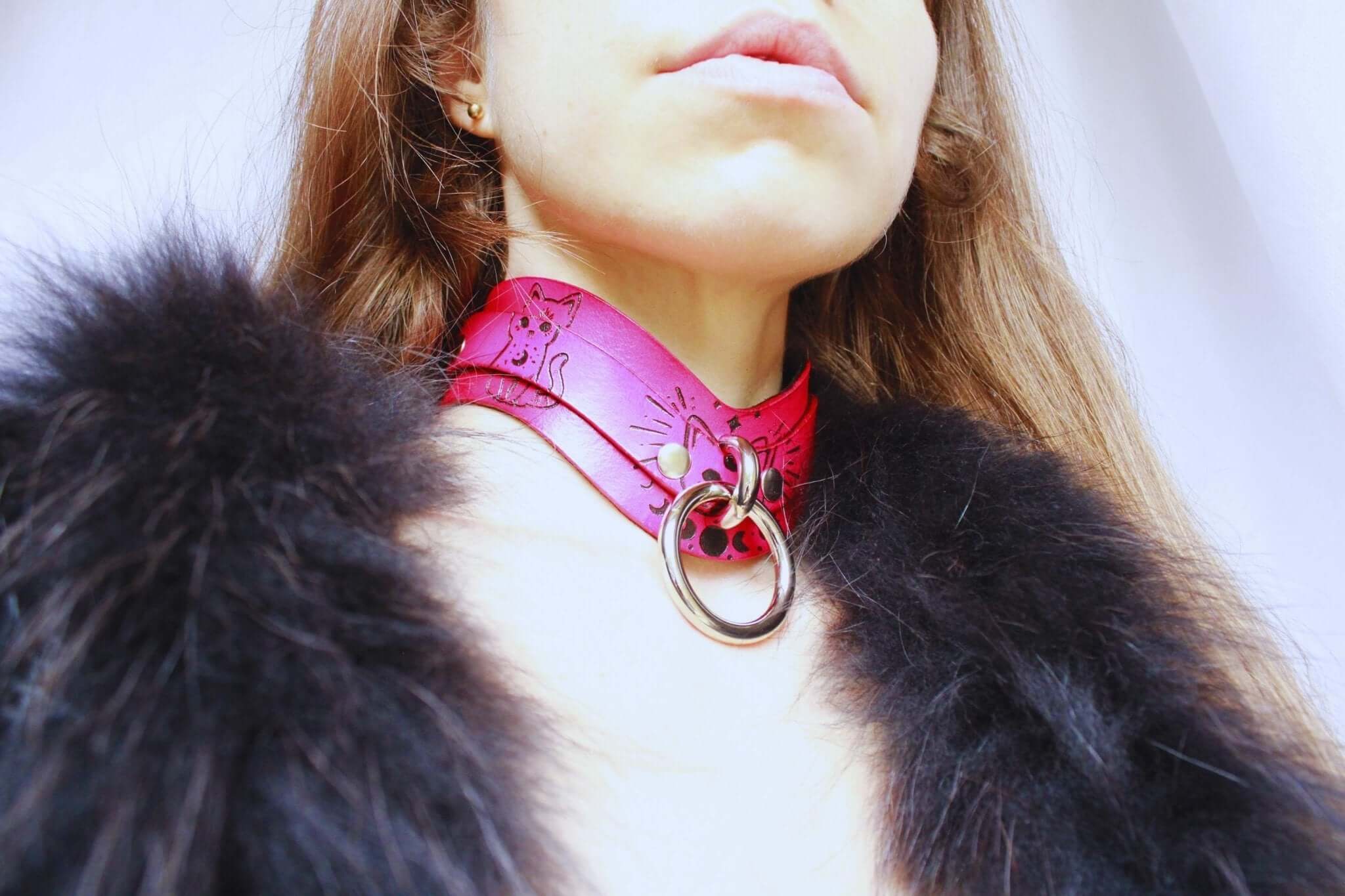 BDSM Collar for Petplay Discreet BDSM Jewelry for Submissives