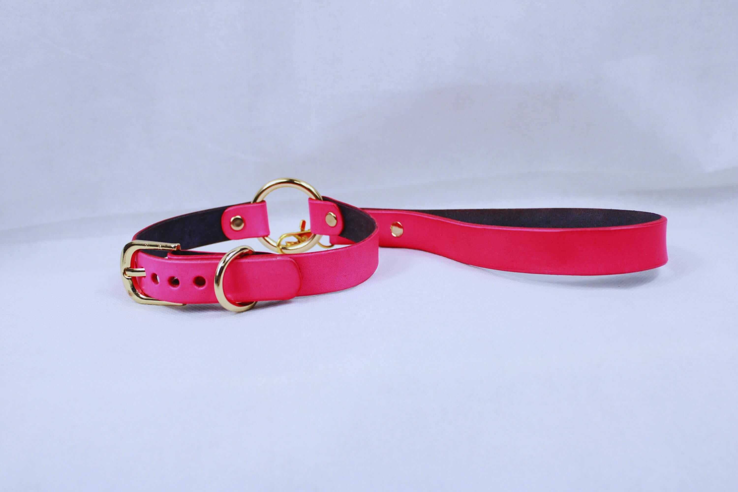 Rio Red BDSM Collar Elegant Power And Discreet Leather Design - Image 3