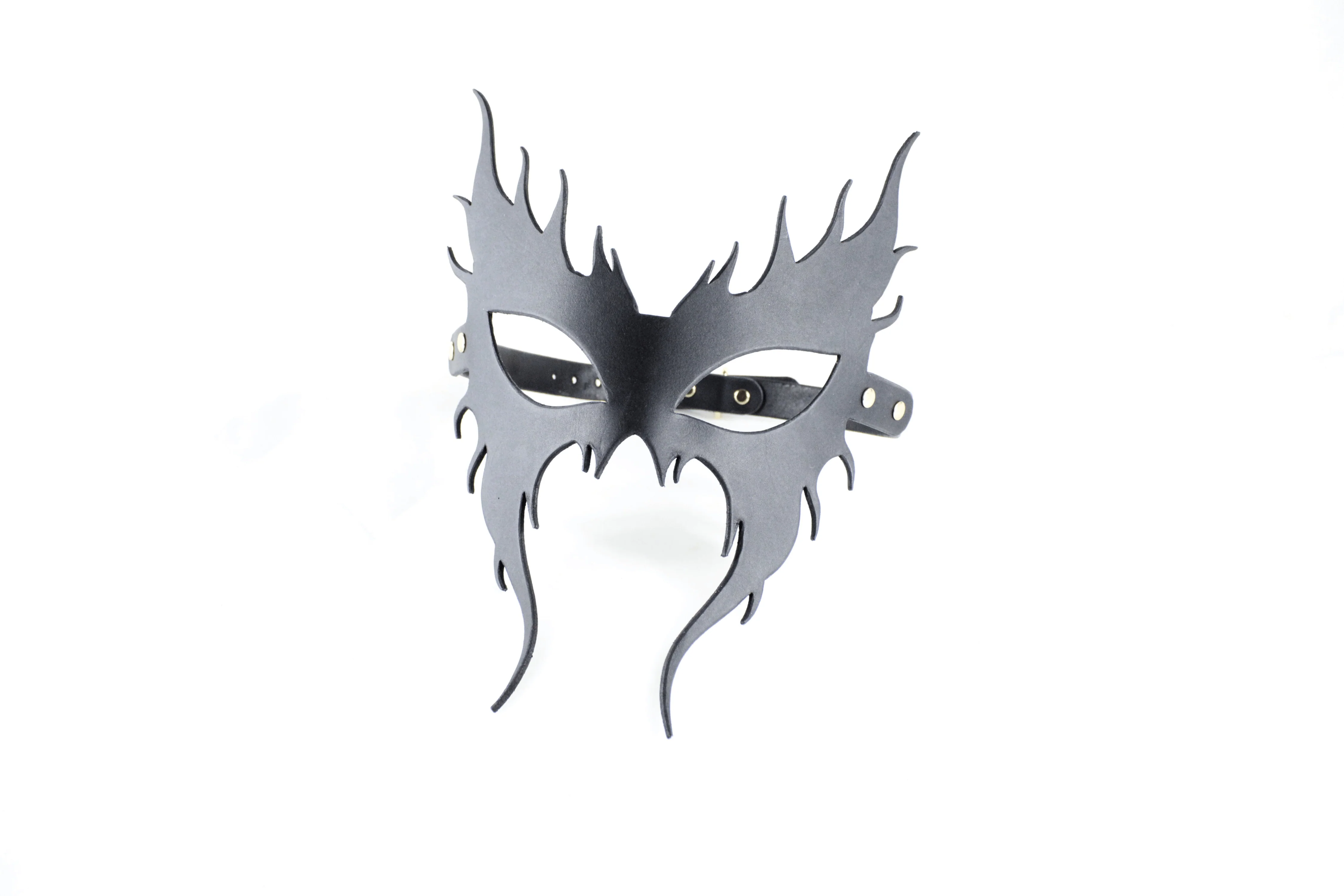 BDSM Mask – Gothic Flame Venetian Bondage Masquerade