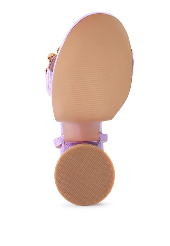 BIG BASH METALLIC HIGH PLATFORM CHUNKY SANDALS - Image 13