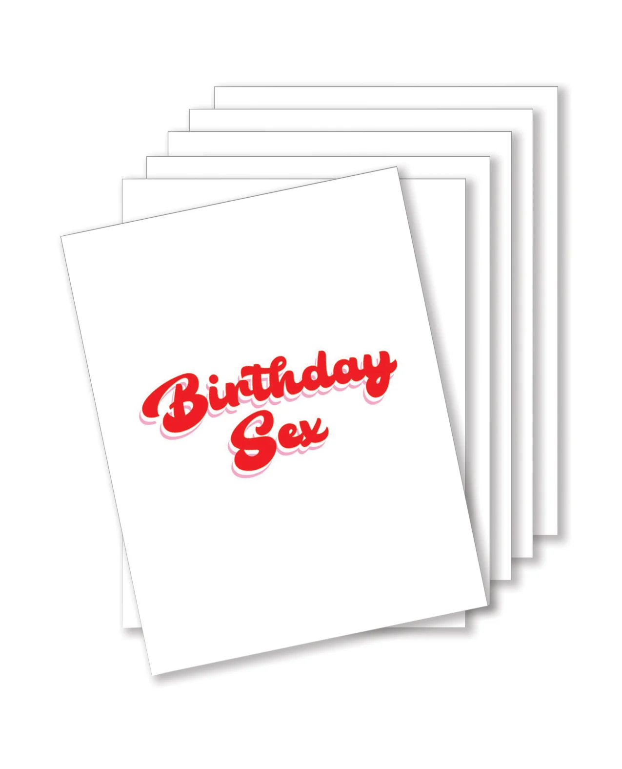 Birthday Sex Naughty Greeting Card - Pack of 6