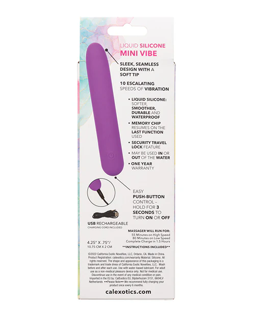 Bliss Liquid Silicone Mini Vibe - Image 3