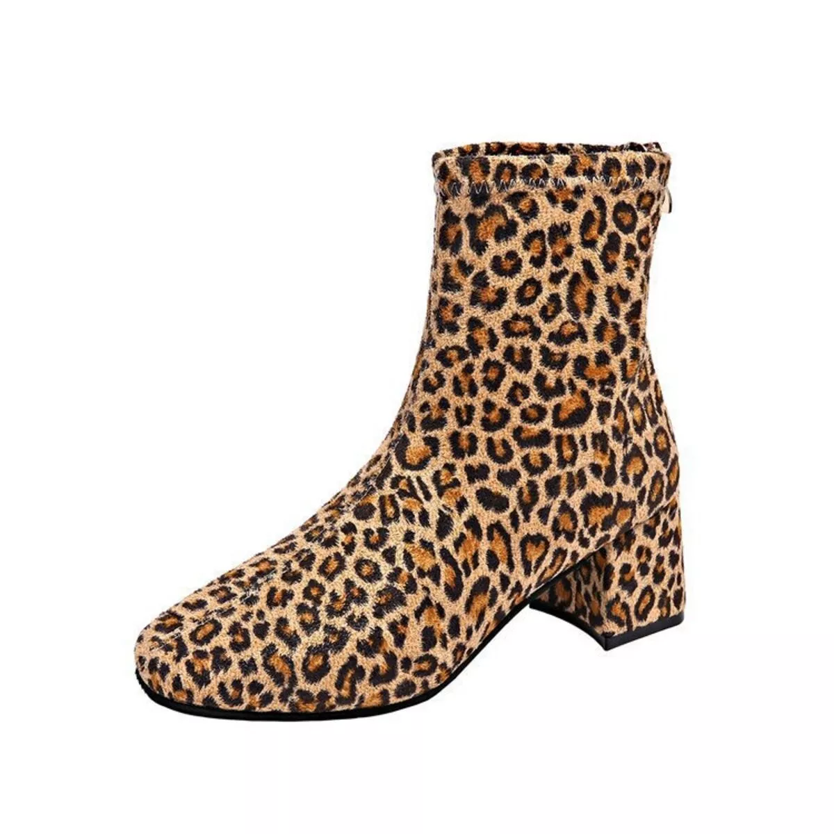 Block Heel Ankle Boots - Image 5