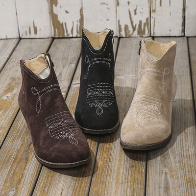 Block Heel Ankle Boots - Image 2