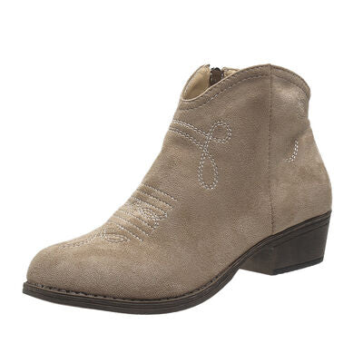 Block Heel Ankle Boots - Image 9
