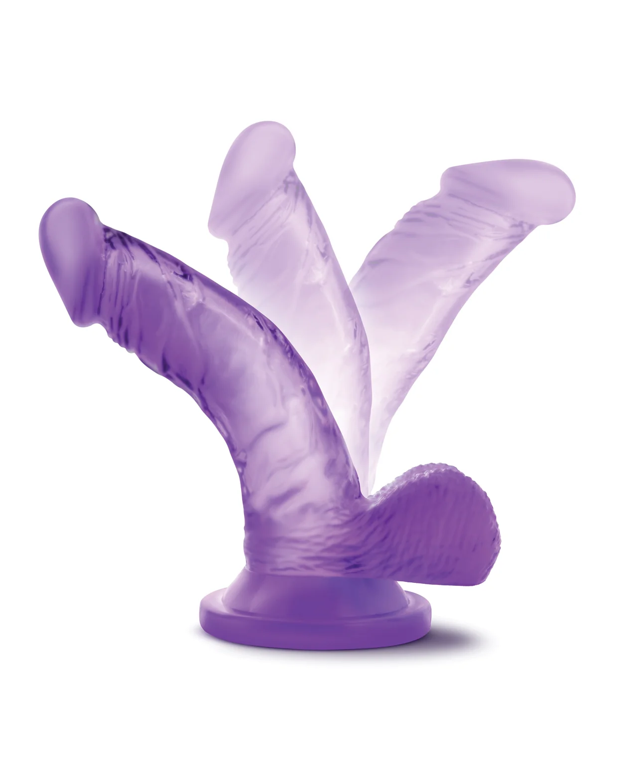 Blush Naturally Yours 4" Mini Cock - Purple - Image 5