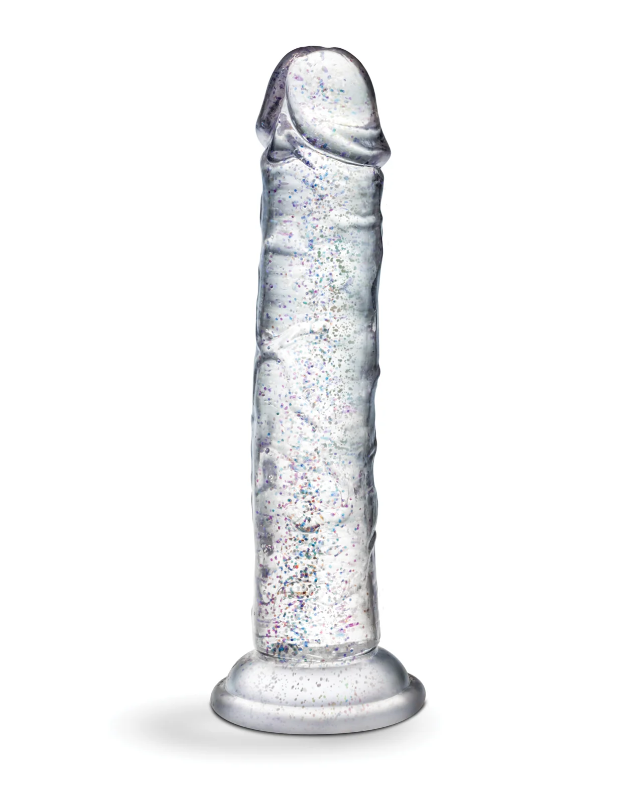 Blush Naturally Yours - Glamor - Sparkling Clear Dildo - Image 2