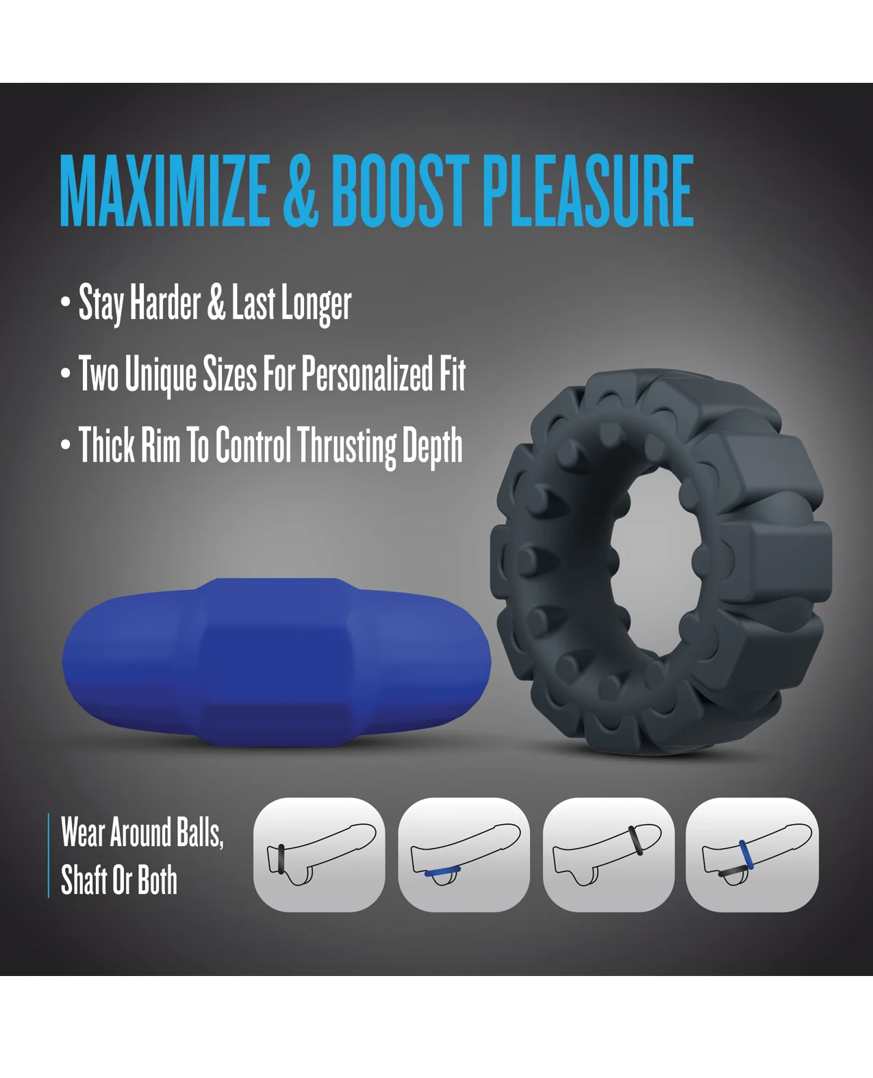 Blush Performance Plus Engage - Black/Blue - Image 4