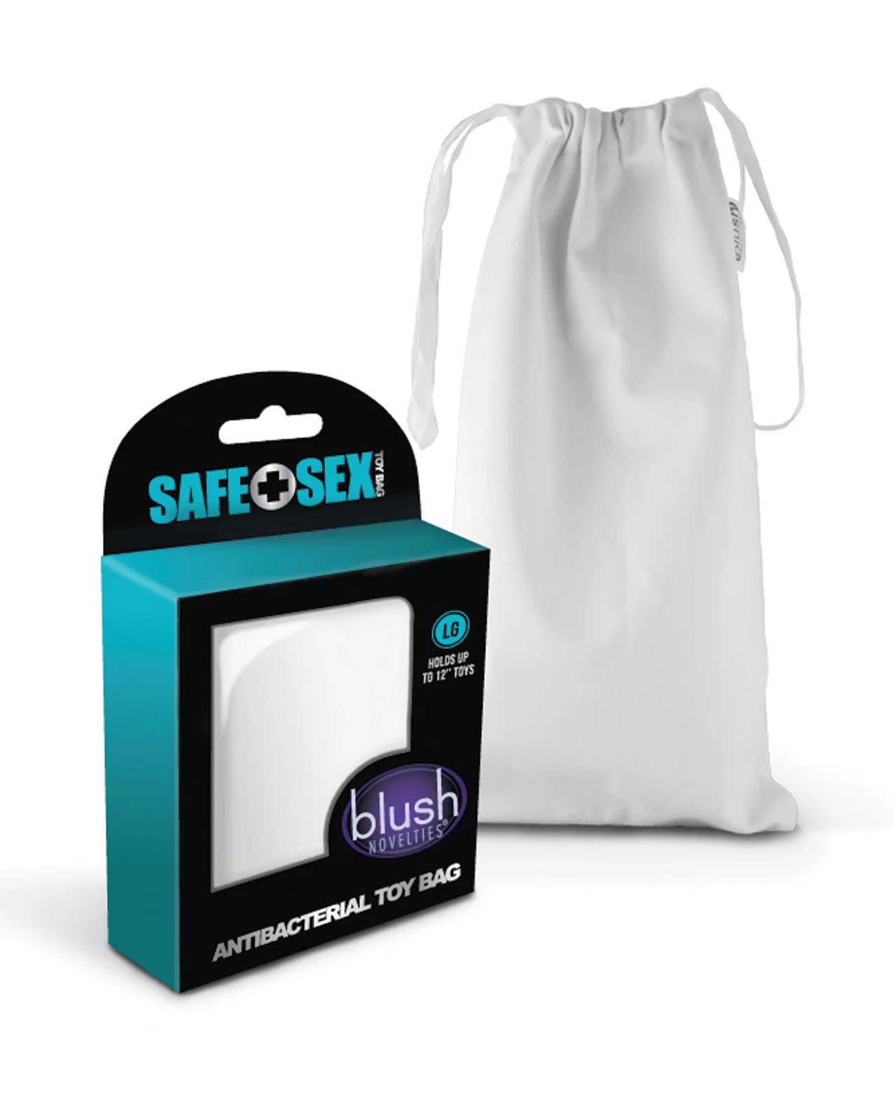 Blush Safe Sex Antibacterial Toy Bag Counter Display - Large Display of 24 - Image 2