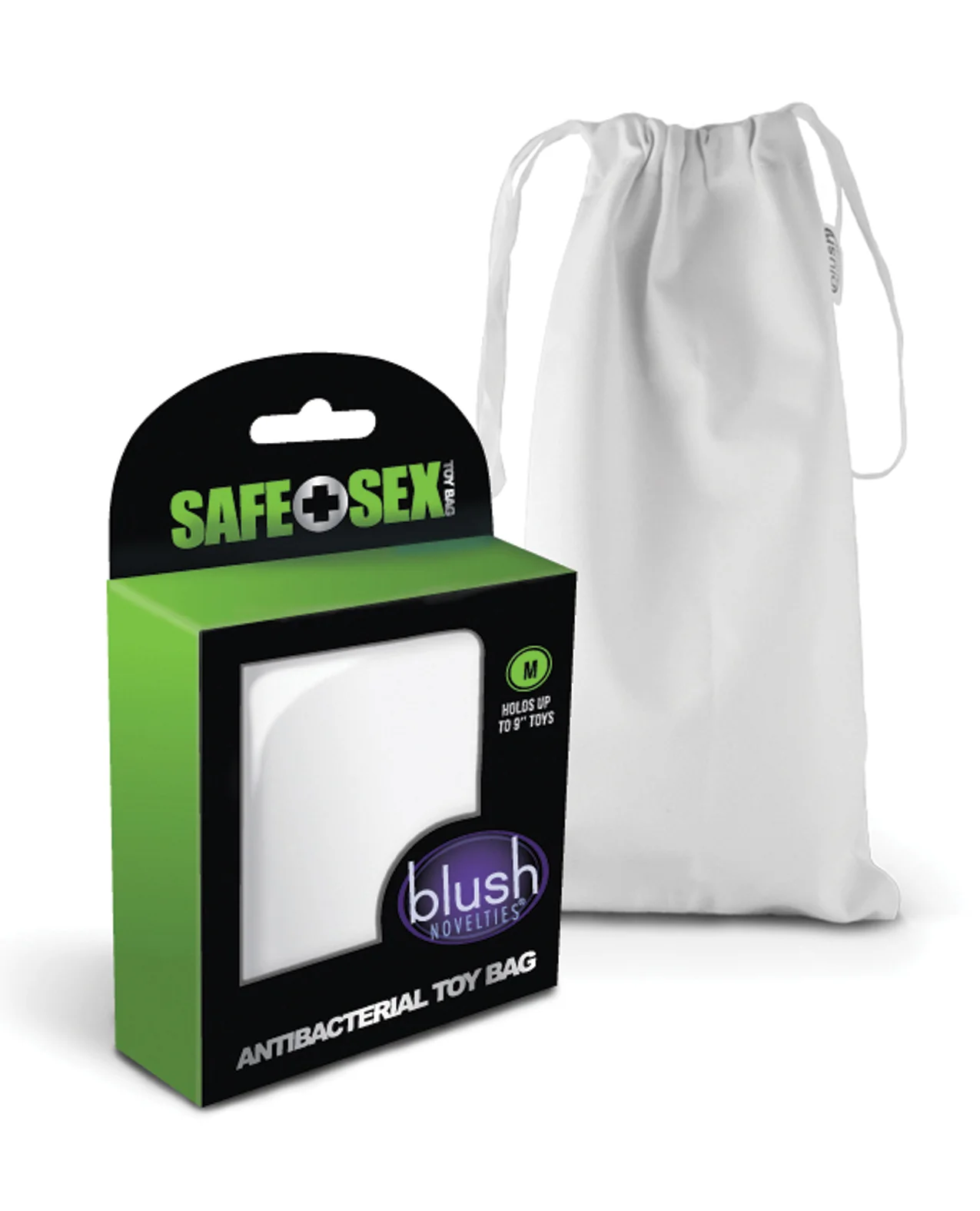 Blush Safe Sex Antibacterial Toy Bag Counter Display - Large Display of 24 - Image 3