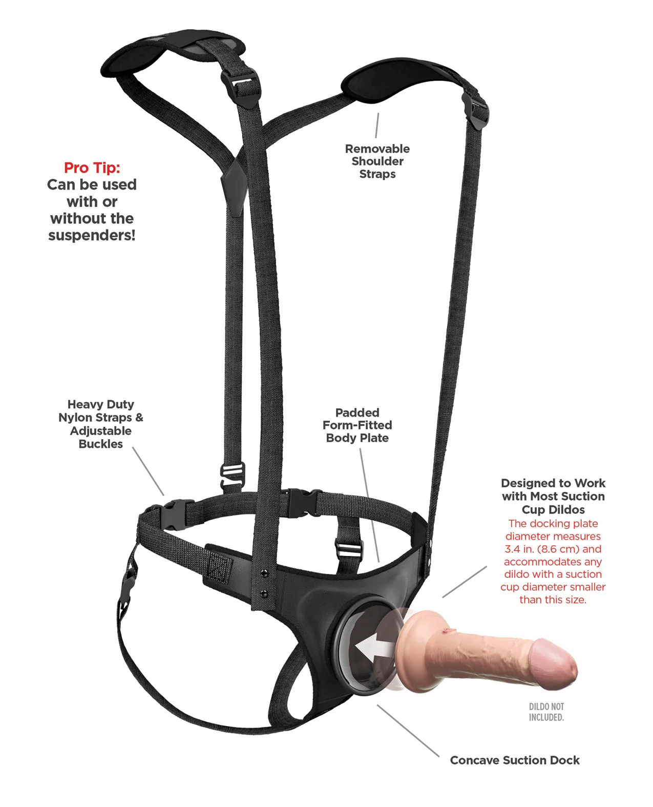 Body Dock Strap-On Suspenders - Image 5
