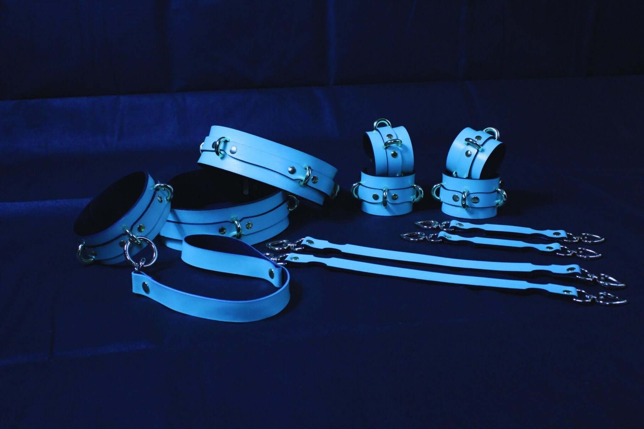 Bondage Gear Italian Leather Ultimate BDSM Gear Set - Image 3
