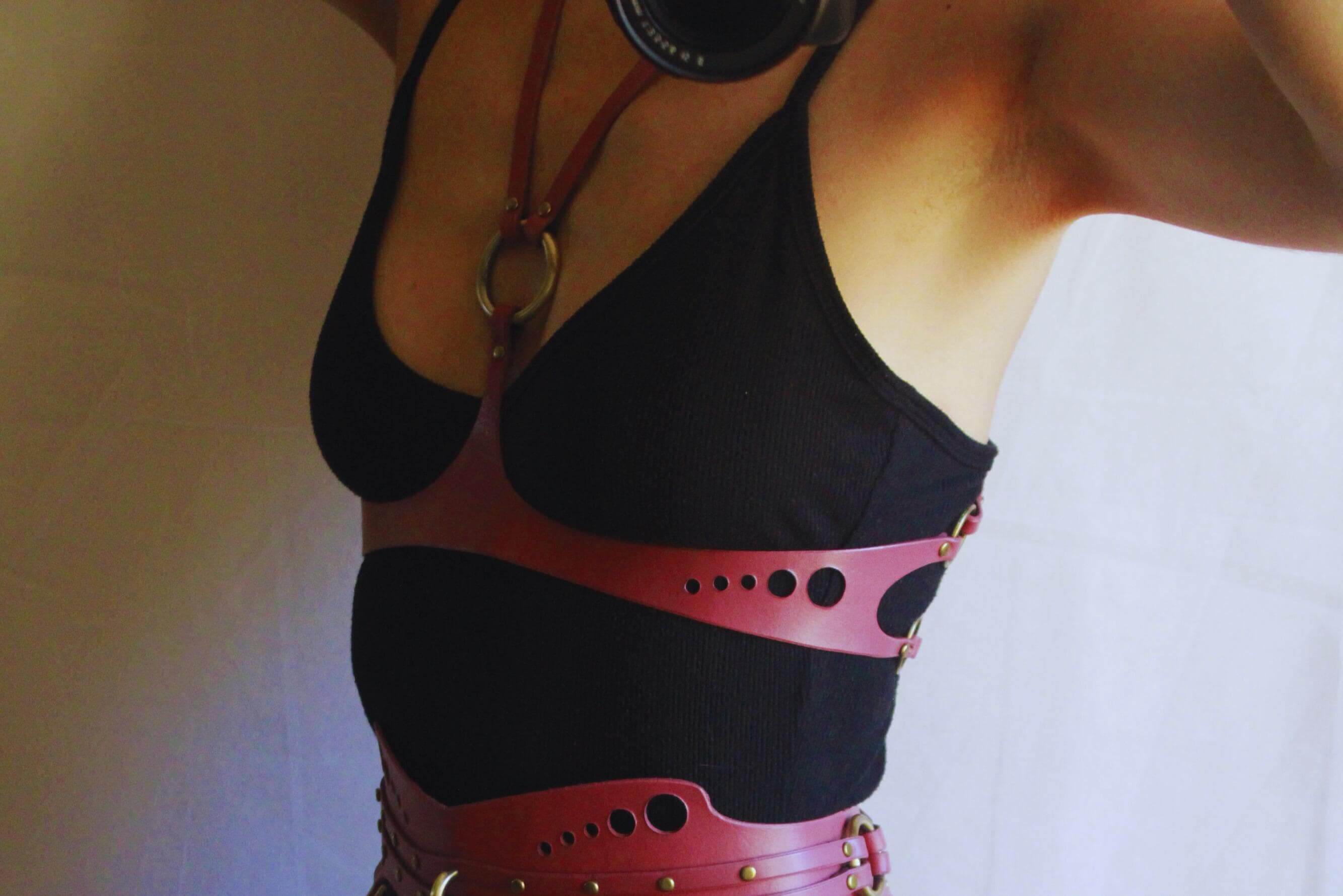 Bondage Harness Underbust BDSM Body Harness for Submissive - Image 3