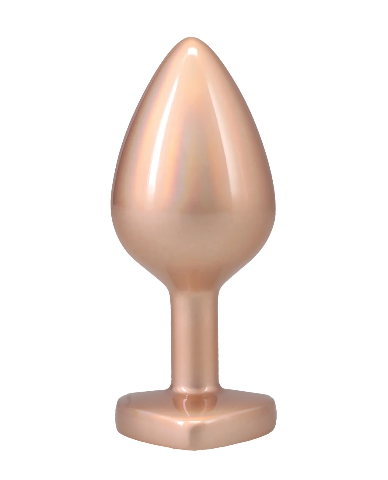 Booty Bling Jeweled Metal Plug - Medium Gold - Image 2