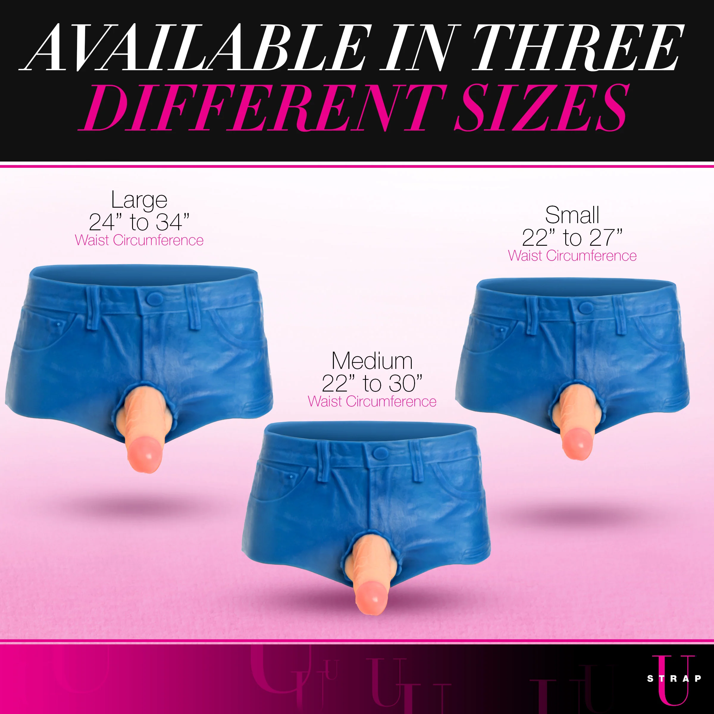 Booty Shorts 6 Inch Dildo Silicone Strap On Harness - Small - Image 5