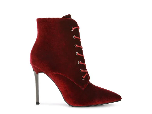 BORNSTA Velvet High Heeled Velvet Boots - Image 7