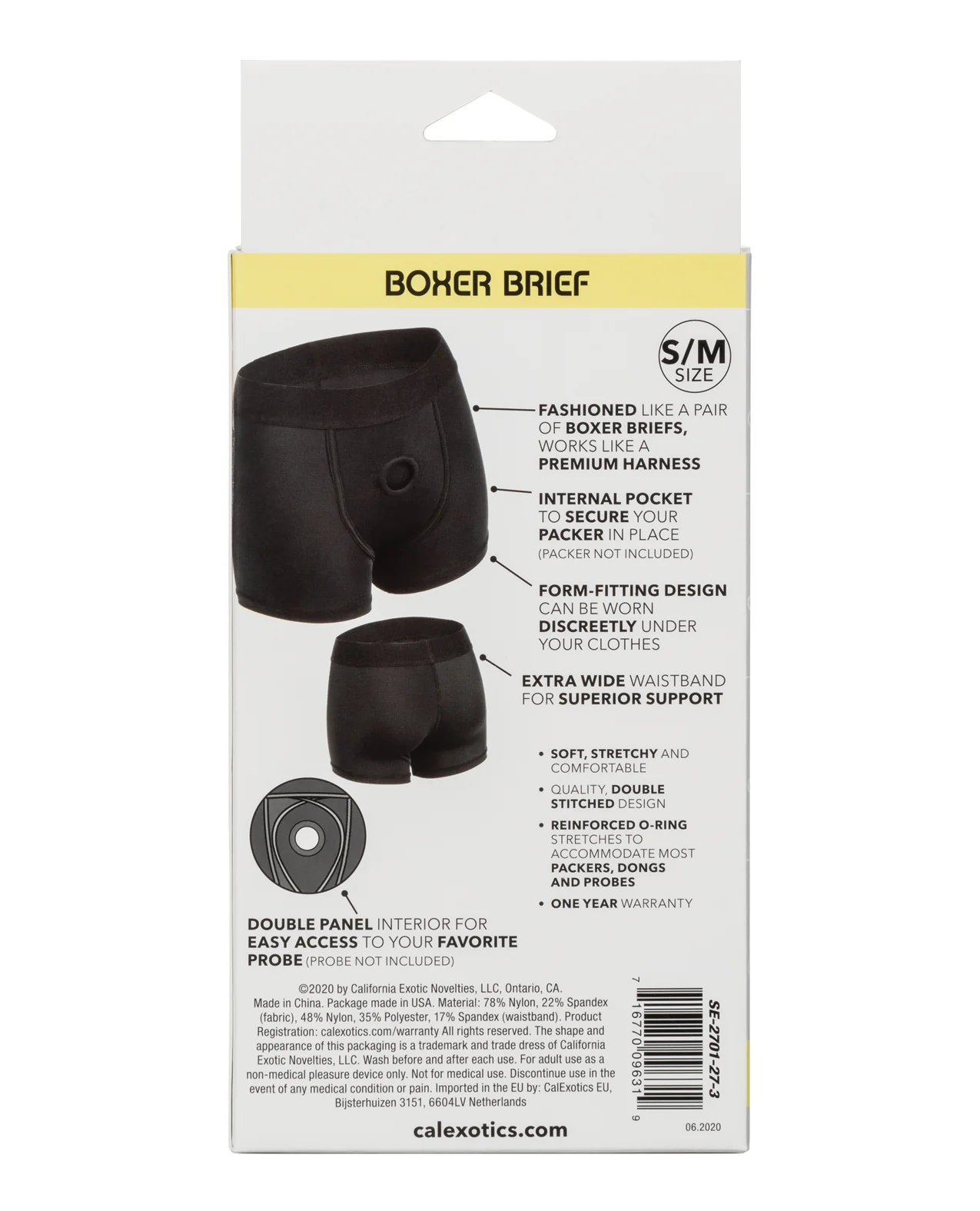 Boundless Boxer Brief S/M - Black - Image 2