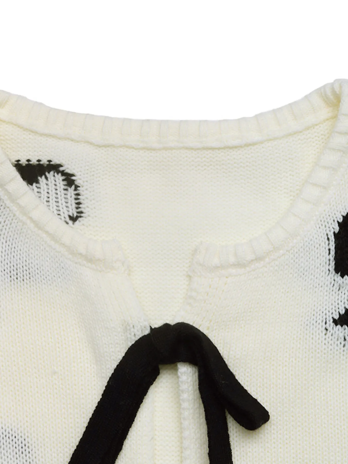 Bow Print Tie-Front Cardigan - Image 7