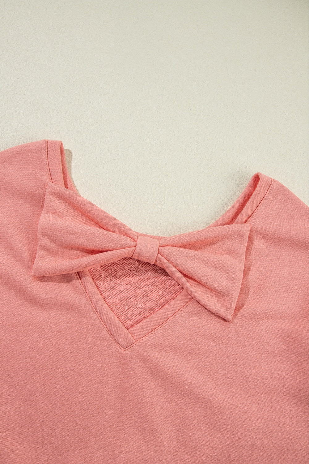 Bow Round Neck Long Sleeve Sweatshirt - Image 7
