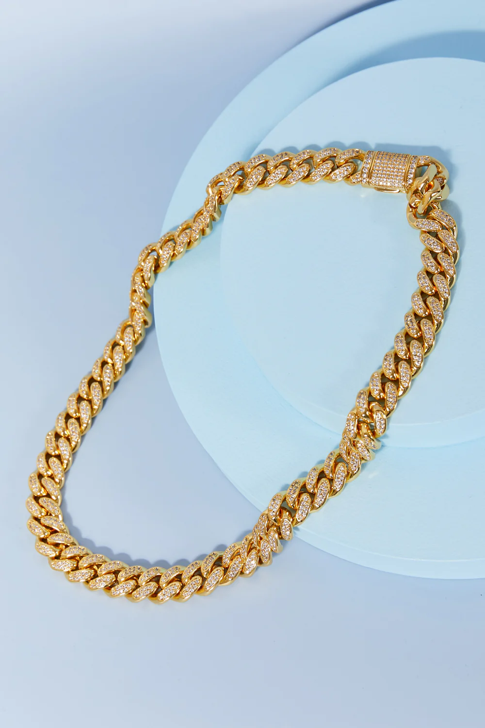 Brass Curb Chain Necklace