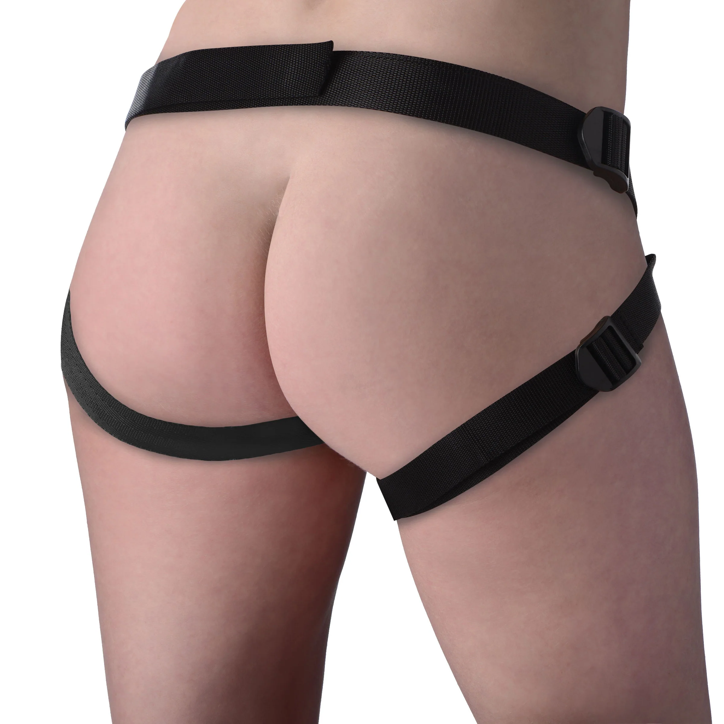 Brazen 8 Inch Silicone Dildo With Harness - Image 2