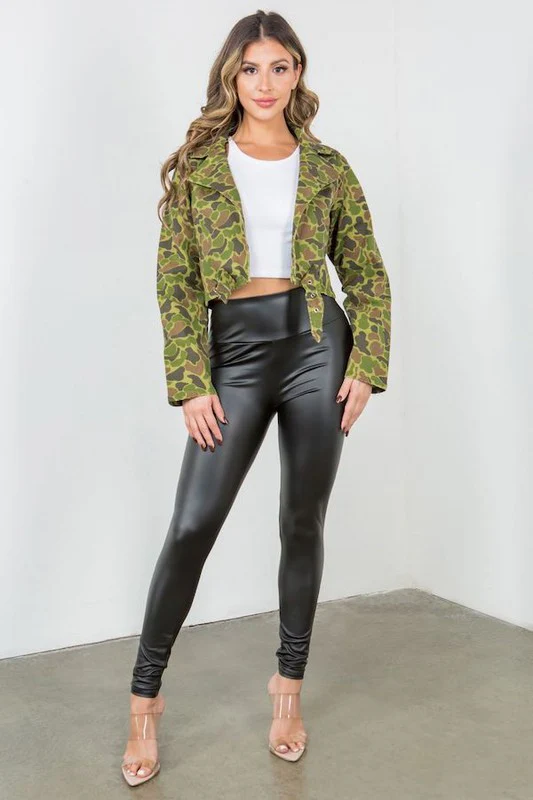 Bubble Camo Jacket in Gren - Image 2