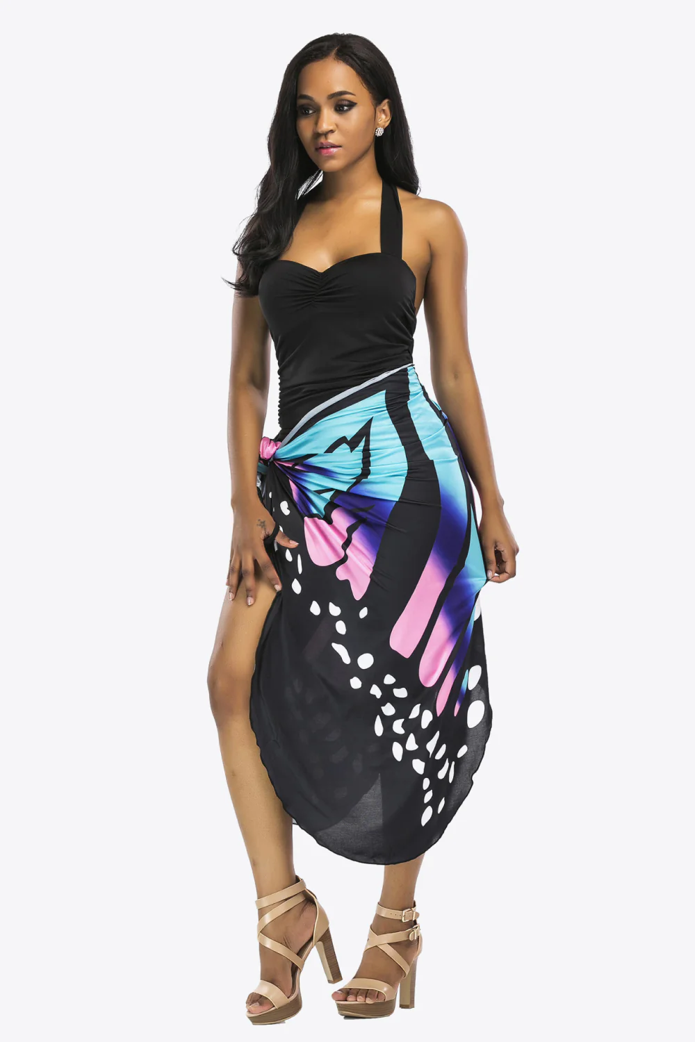 Butterfly Spaghetti Strap Cover Up - Image 8