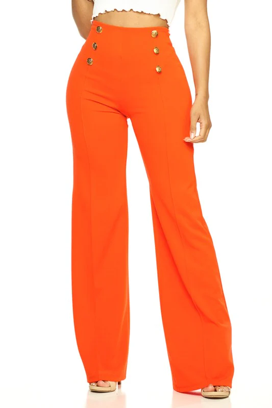 Button down flare pants - Image 2