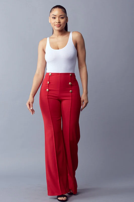 Button down flare pants - Image 3