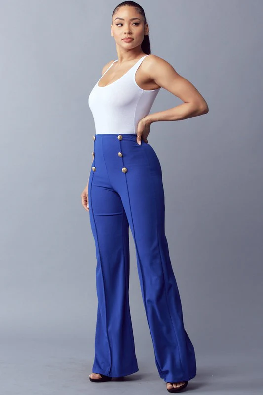 Button down flare pants - Image 4