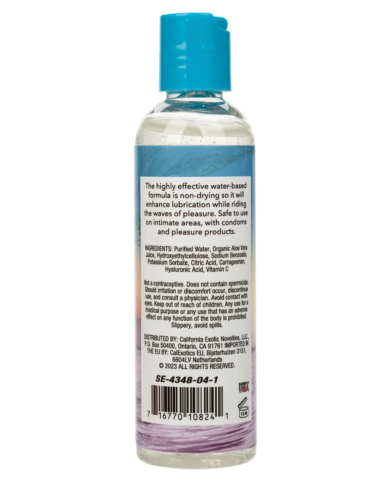 California Dreaming Water Based Ocean Mist Lubricant - 4 oz - Image 2