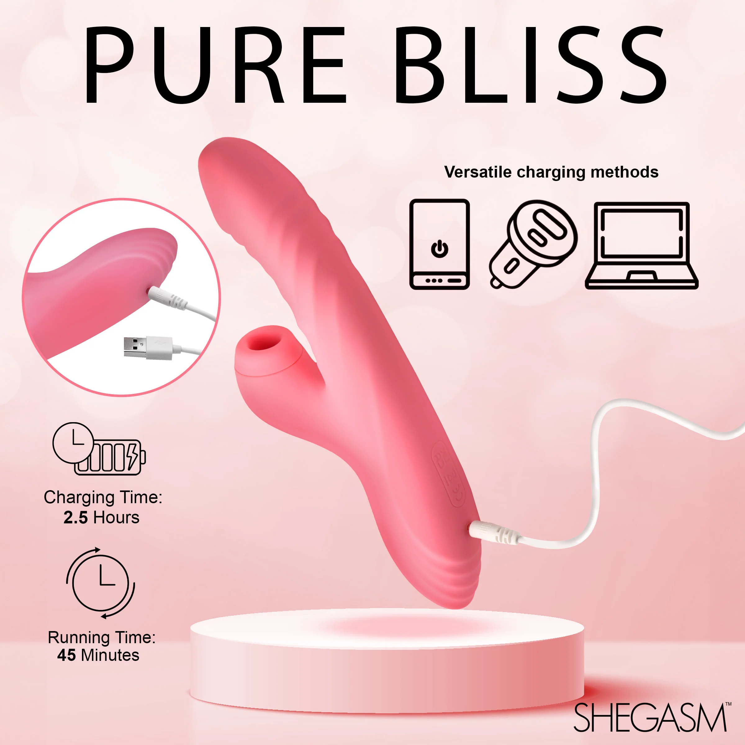 Candy-thrust Silicone Thrusting And Sucking Rabbit Vibrator - Image 8