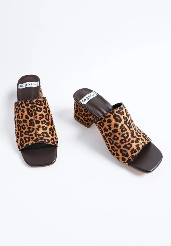 Carmila Square Toe Block Heels - Image 3