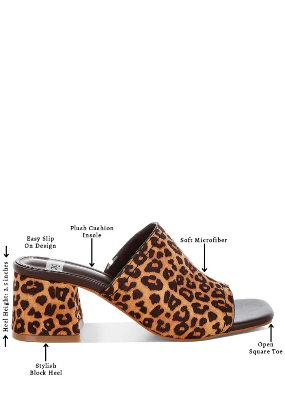 Carmila Square Toe Block Heels - Image 6