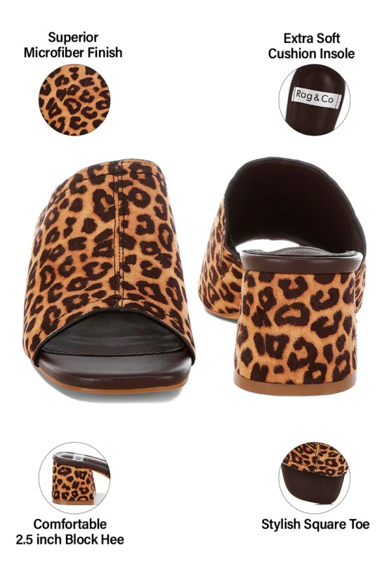 Carmila Square Toe Block Heels - Image 7