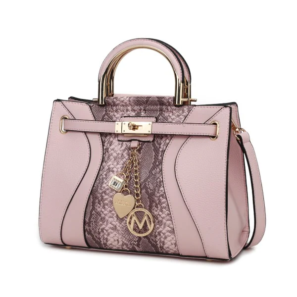Cassia vegan Leather Satchel Bag - Image 10