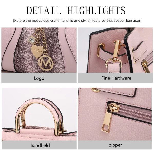 Cassia vegan Leather Satchel Bag - Image 13