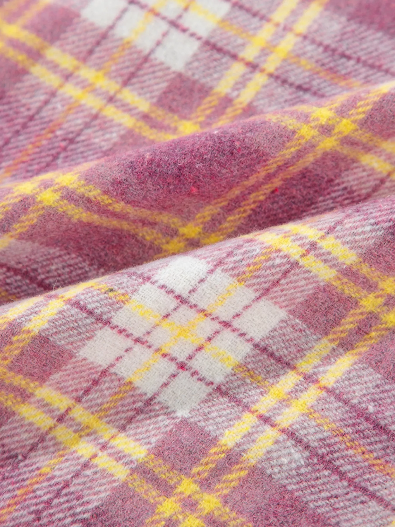 Casual Plaid Button-Down Shacket - Image 13
