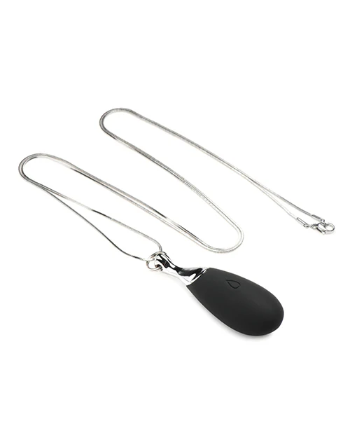 Charmed 10x Vibrating Silicone Teardrop Necklace - Image 4